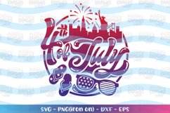 4th of July -fourth of july emblem SVG Product Image 1