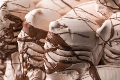Appetizing ice cream, macro photography, close-up Product Image 1