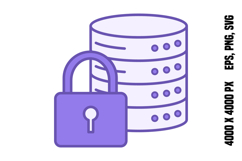 Colored Data Protected Icon Product Image 1