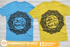 Farmhouse Bundle Mandala, Mandala Bundle, Farmhouse Svg Png Product Image 4