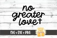 No Greater Love - Religious Easter SVG PNG DXF Cut Files Product Image 2