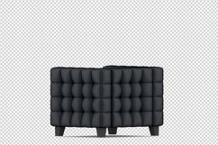Isometric Arm Chair 3D isolated render Product Image 1