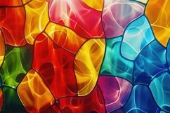 Colorful Abstract Stained Glass Background Wallpaper Product Image 1
