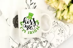 Kiss Me I'm Irish SVG | Funny St. Patrick's Day Cut File Product Image 4