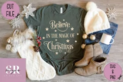 Believe in the magic of christmas bauble| vinyl cutting | Product Image 10