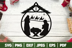 The Weary World Rejoices SVG, Noel SVG Product Image 2