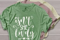 Isn't she lovely svg, baby shirt svg Product Image 2