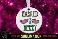 Christmas Sublimation Pandemic- Masked and Merry Holidays Product Image 2