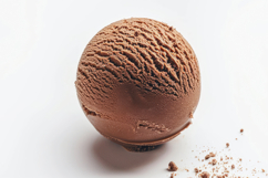 Chocolate Ice Cream with White Background Wallpaper Product Image 1
