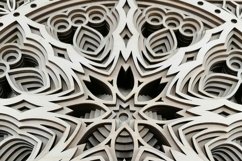 M46 - 3D Layered Mandala SVG, Multilayer Mandala for cutting Product Image 14