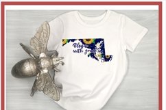Maryland State Sunflower Sublimation Product Image 2