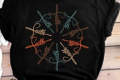 Faith Cross Mandala SVG PNG EPS DXF Cutting and Printing Product Image 7