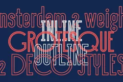 Sansterdam Inline & Outline - Free Font Of The Week Product Image 6
