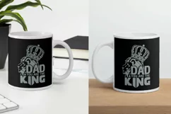 Father's Day SVG PNG DXF EPS Super Hero Lion King Dad SVG Product Image 4