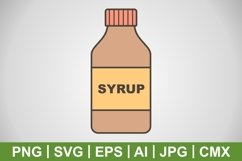 Vector Syrup Icon Product Image 1