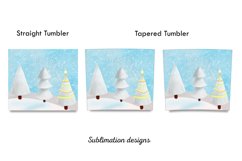 Winter Vibes Tumbler,Winter Tumbler Sublimation design Product Image 2