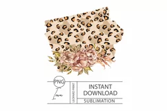 Iowa state png files for sublimation. Leopard print png Product Image 1