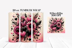 Valentine&#039;s Day Tumbler Wrap Sublimation Design Product Image 2