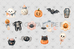 Spooky Baby Halloween Clipart Product Image 3