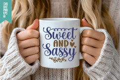 Sweet and Sassy Svg, Funny Sarcastic Svg Product Image 3