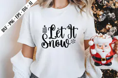Let It Snow Svg, Christmas Svg Designs Product Image 3