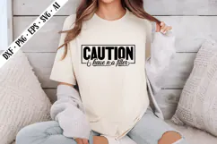 Caution I Have No Filter Svg, Sarcastic Svg Designs Product Image 3