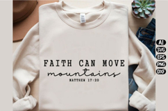 Faith Can Move Mountains Svg Design Product Image 3