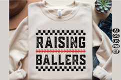 Baseball Mom Checkered Svg Design Product Image 3