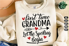 First Time Grandma Svg Design Product Image 3