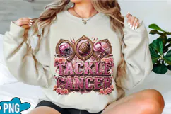 Football Tackle Cancer Sublimation Product Image 1