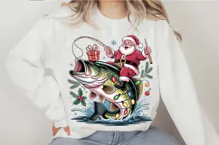 Christmas Fishing Sublimation Product Image 3