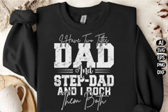 Father's Day Gift For Step Dad Cool Svg Design Product Image 3