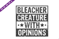 Bleacher creature with opinions Svg Design Product Image 1