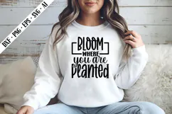 Bloom Where You Are Svg, Motivation Svg Designs Product Image 1