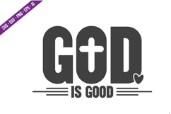 God Is Good Svg Design Product Image 1