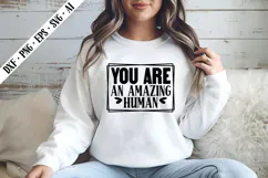 You Are an Amazing Human Svg, Motivation Svg Designs Product Image 3