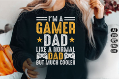 Cool Dad Gaming Svg Design Product Image 3
