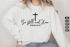 Be Still and Know Svg Design Product Image 1