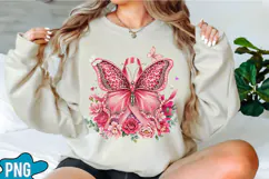Breast Cancer Butterfly Sublimation Product Image 3