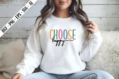 Choose Happy Svg, Motivation Svg Designs Product Image 3