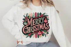 Stripes Merry Christmas PNG Designs Product Image 3