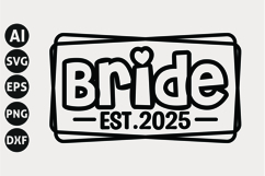 Wedding Quotes SVG bundle, Bride Svg, Bridal Party Svg Product Image 14