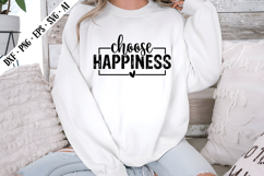 Choose Happiness Svg, Motivation Svg Designs Product Image 3