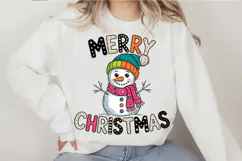 Funny Snowman Face Sublimation Product Image 3