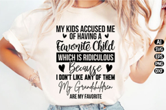 Funny Grandma Favorite Grandchild Svg Design Product Image 3