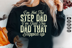 Father Day Gift T-shirt Step Dad Svg Design Product Image 3