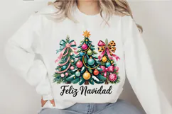Spanish Merry Christmas PNG Designs Product Image 3