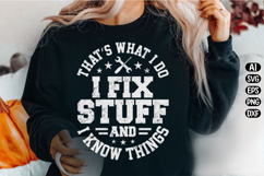 Men's Funny I fix Stuff Svg Design Product Image 3