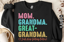 Comfort Colors Mom Grandma Svg Design Product Image 3