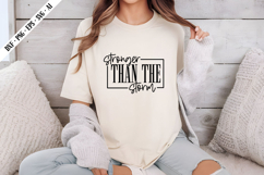 Stronger Than the Storm Svg, Motivation Svg Designs Product Image 3